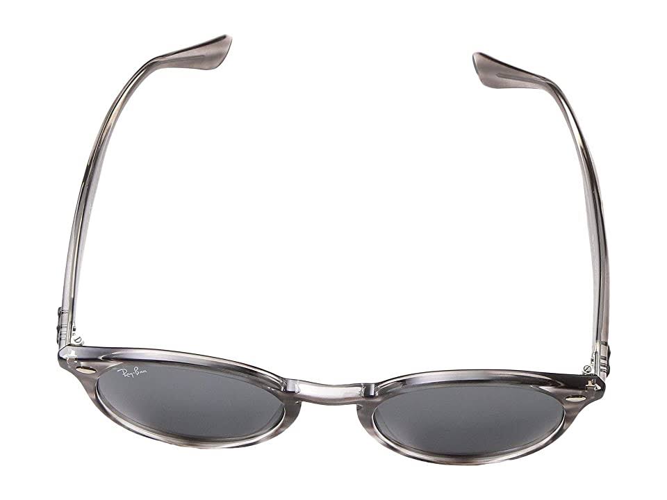Ray Ban RB2180 Sunglasses - 643087 Stripped Grey Havana/Dark Grey