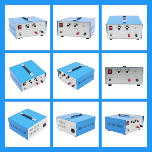 Jewelry Spot Welder, DC 50A 500W Adjustable Jewelry Welder w/ Foot Pedal, 0.02-0.05in Welding Dia. Soldering Machine