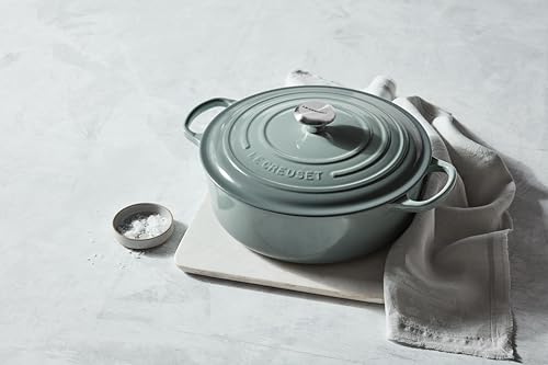 Le Creuset Enameled Cast Iron Signature Round Wide Dutch Oven, 6.75 qt., Cerise