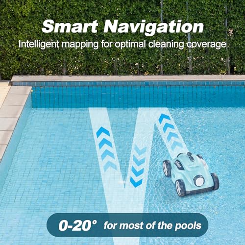 MEANFUN Cordless Robotic Pool Cleaner - Smart Home Appliances