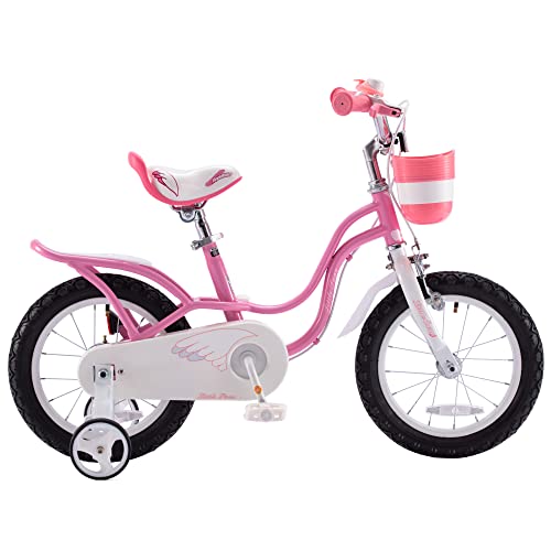 Royalbaby Princess Girls Kids Bike 12 14 16 18 20 Inch Children Bicycle with Basket for Age 3-12 Years