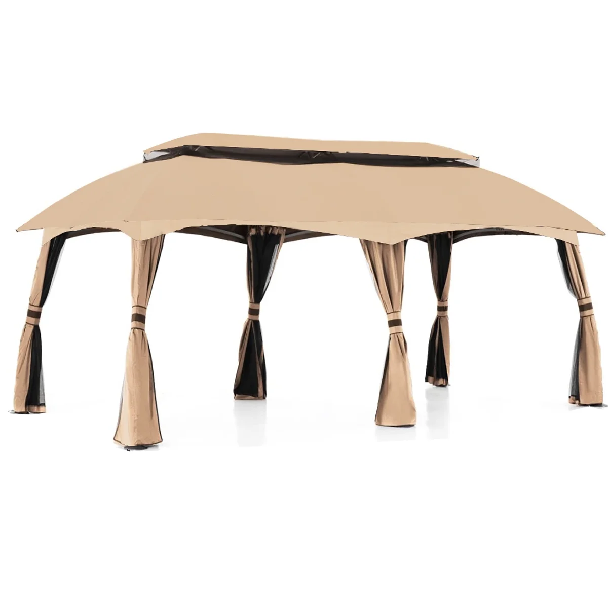 Garden Winds Replacement Canopy Top Cover Compatible with The 10’ x 20’ Gazebo - RipLock 350