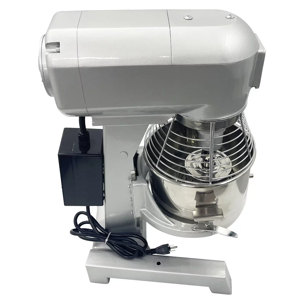 INTSUPERMAI Commercial Dough Mixer 11Qt 3 Speed Bakery Blender Stainless Steel