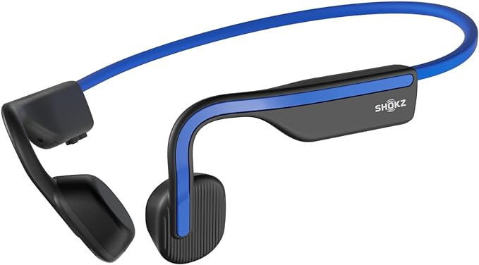 Open Box SHOKZ AfterShokz OpenMove - Open-Ear Bluetooth Sport Headphones S661 - Blue