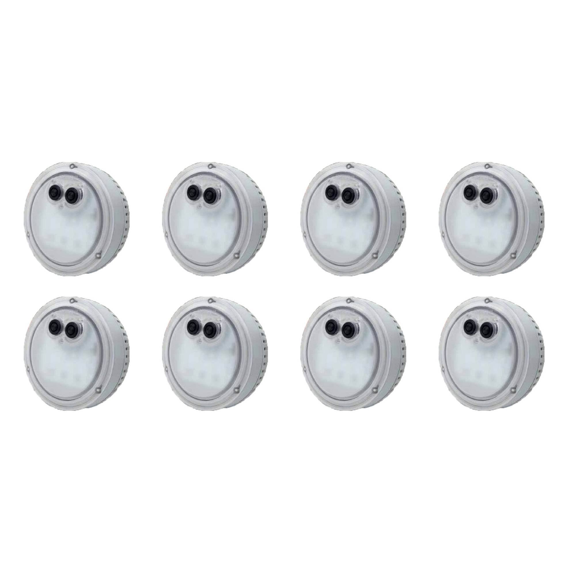 Intex PureSpa Battery Multi Colored LED Light for Bubble Spa Hot Tub (8-Pack)