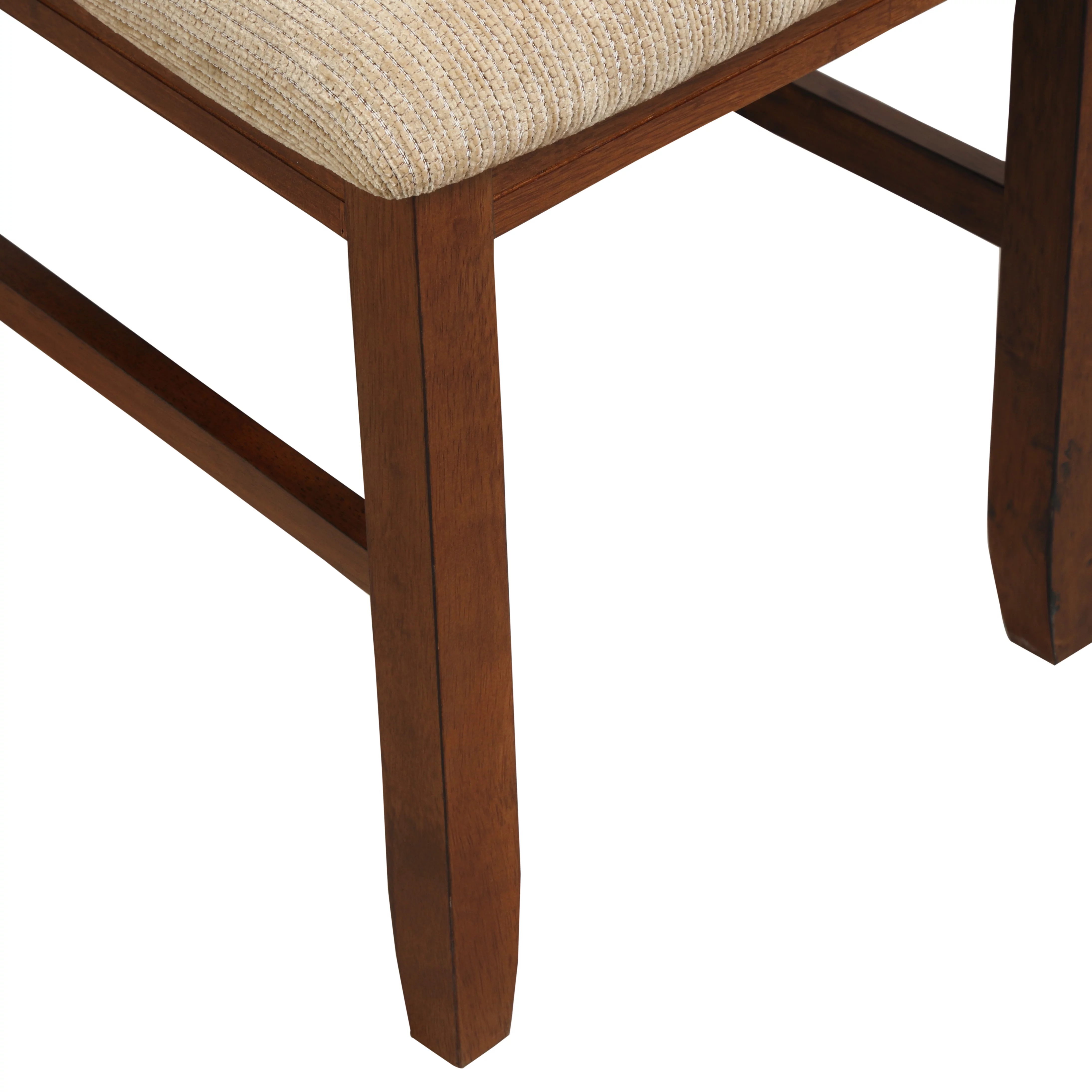 Roundhill Furniture Karven 9-Piece Extendable Dining Set - Glazed Pine Brown - Radiant Selections
