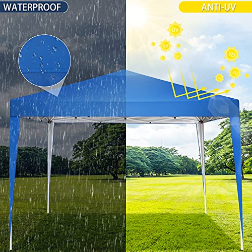 COBIZI Canopy 10x20 Pop Up Canopy Tent with 6 Sidewalls Party Tents for Parties Weddings Backyard Waterproof Canopy Outdoor Commercial Canopy Event