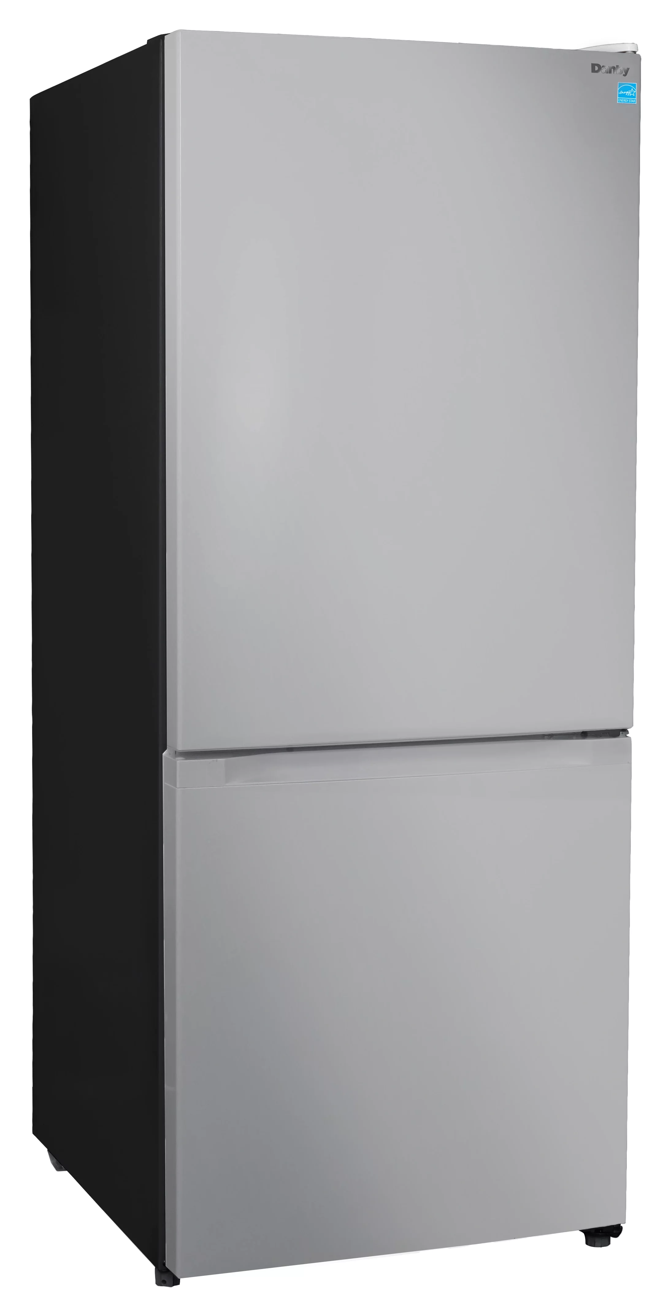 Danby DBMF100C1SLDB 10 Cu. ft. Compact Fridge Bottom Mount Freezer in Stainless Steel