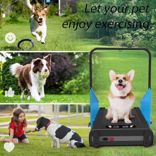 Dog Treadmill for Small Medium Dog, Pet Dog Running Machine Exercise Training Dogs with Remote Control, Indoor Dog Pacer with Pre-Set Exercise Program