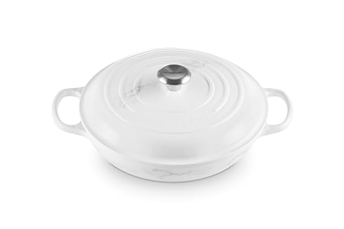 Le Creuset Enameled Cast Iron Signature Braiser, 3.5 qt., Marseille