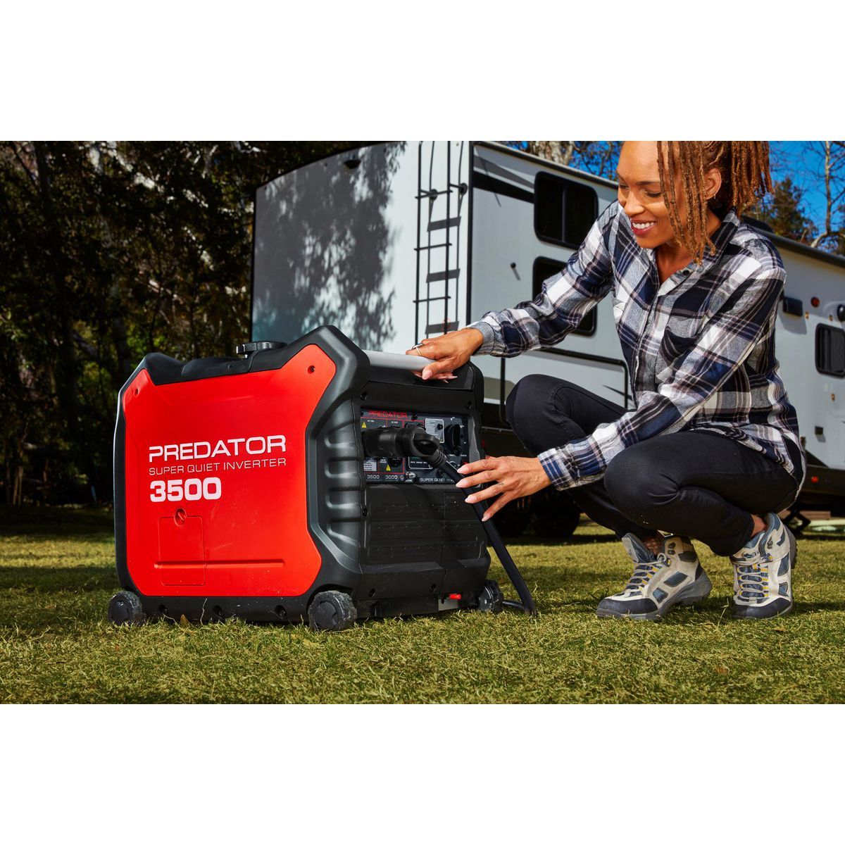 PREDATOR 3500 Watt SUPER QUIET Inverter Generator with CO SECURE Technology, EPA