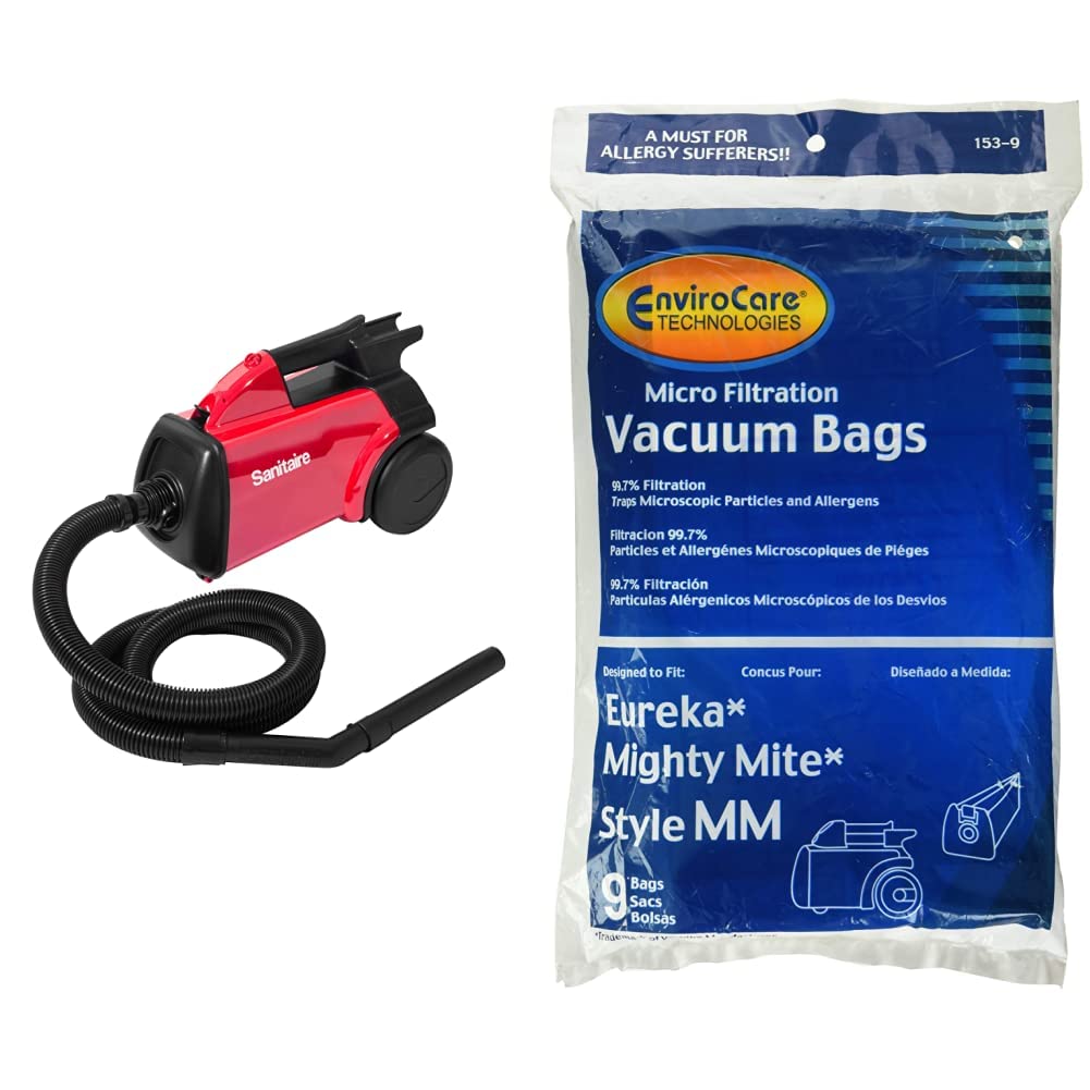 Sanitaire SC3683D Canister Vacuum, Red