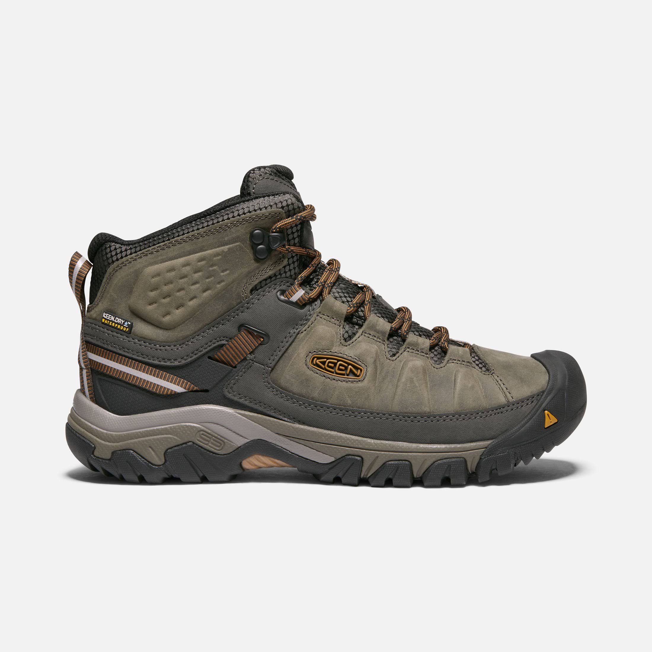 Keen Targhee III Mid Waterproof Wide 11.5 , Black Olive/Golden Brown (Men&s)