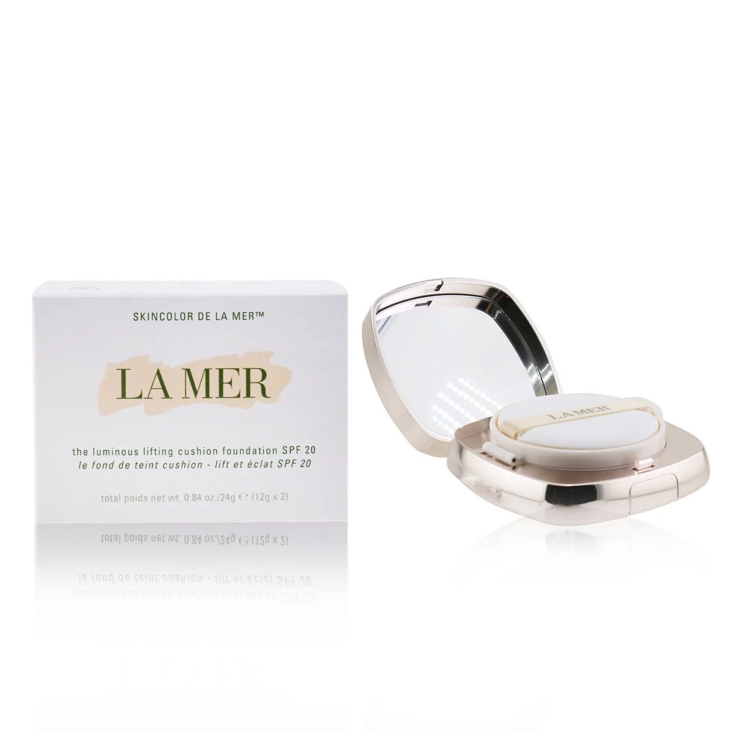 La Mer The Luminous Lifting Cushion Foundation SPF 20 (With Extra Refill) - # 12 Neutral Ivory 2x12g/0.41oz
