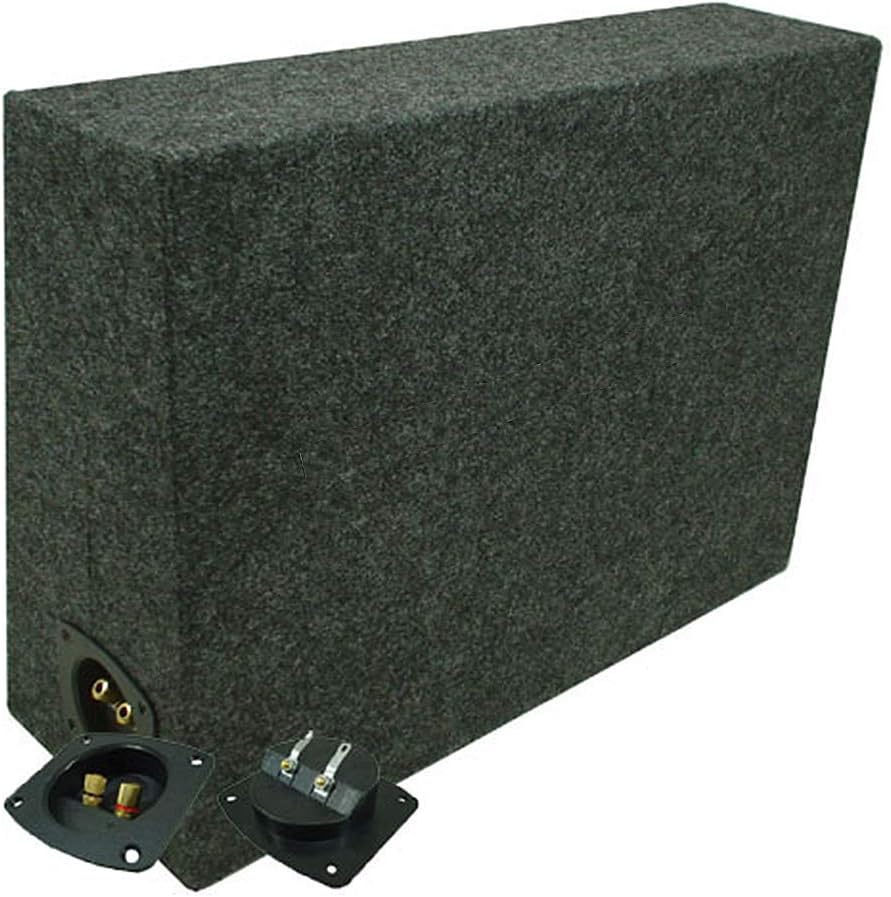 Single 10" Subwoofer Regular Standard Cab Truck Sub Box Enclosure 3/4" MDF Pack of 2