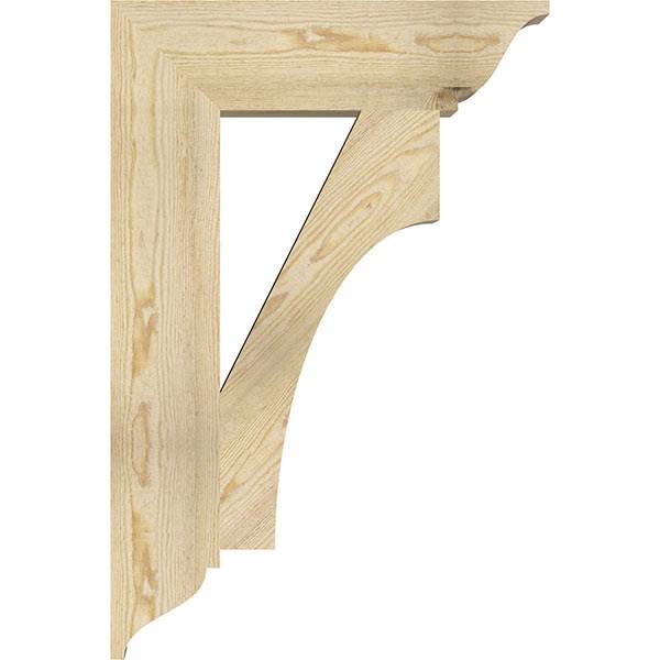6x22W x 24x22D x 36x22H Westlake Traditional Rough Sawn BRACKET, Douglas Fir