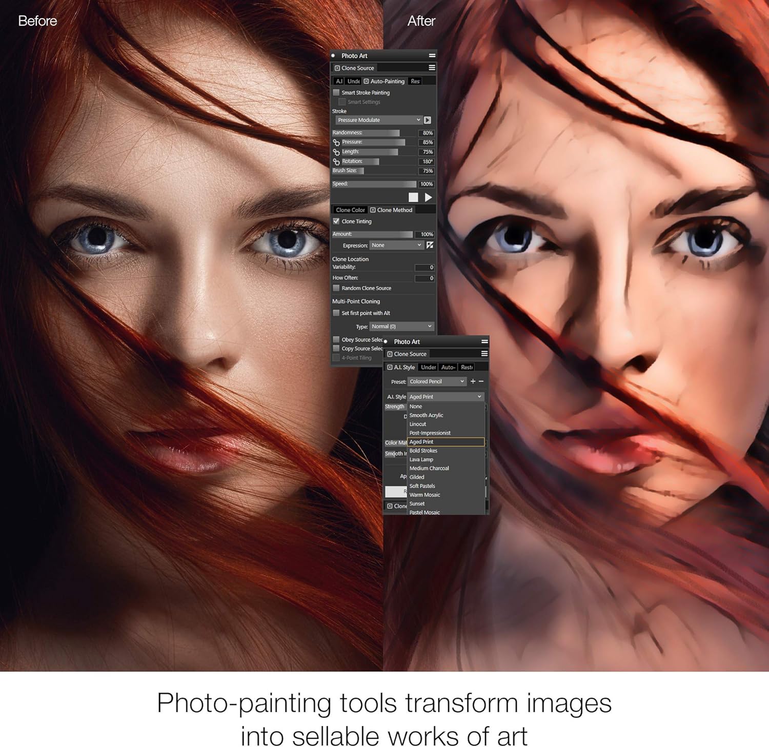 Corel Painter 2021 Upgrade | Digital Painting Software | Illustration, Concept, Photo, and Fine Art [PC/Mac Keycard] [Old Version]