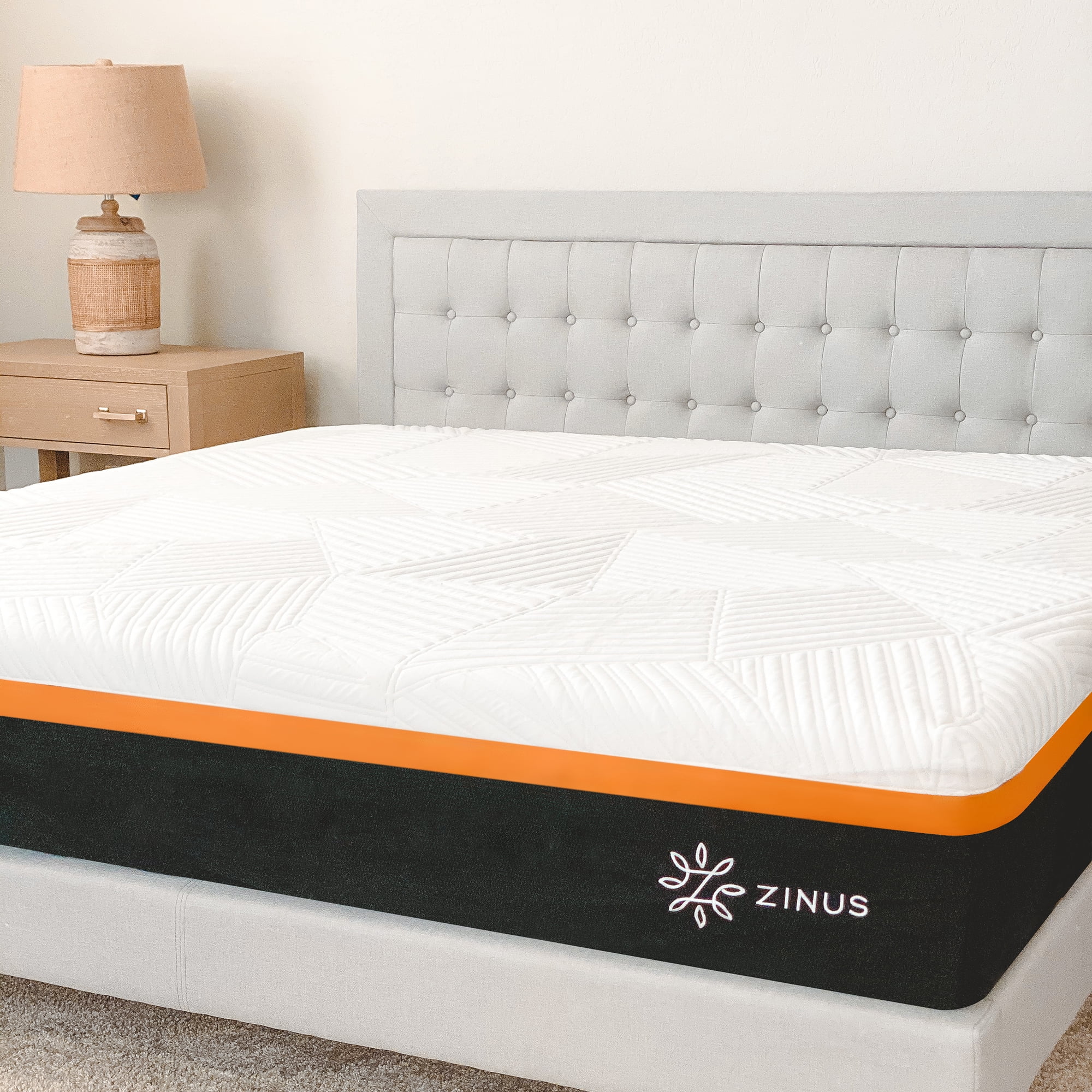 Zinus Cooling Copper ADAPTIVE® 12" Copper Memory Foam Pocket Spring Hybrid Mattress, Twin
