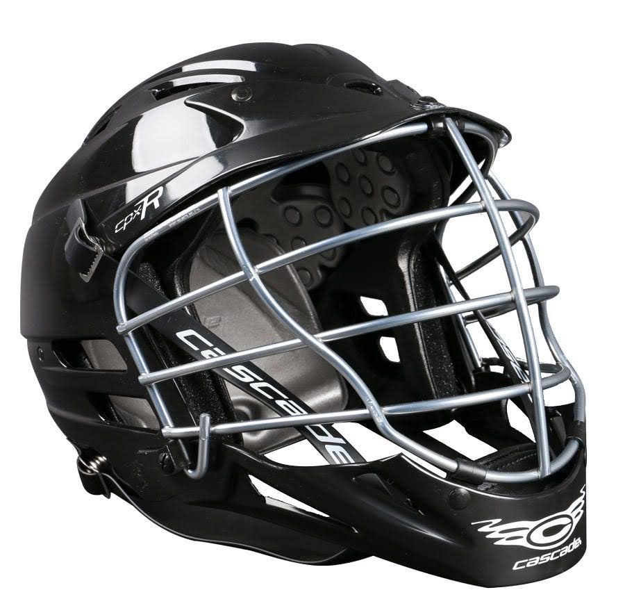 Cascade CPX-R Black Lacrosse Helmet Chrome Cage | Black/Chrome