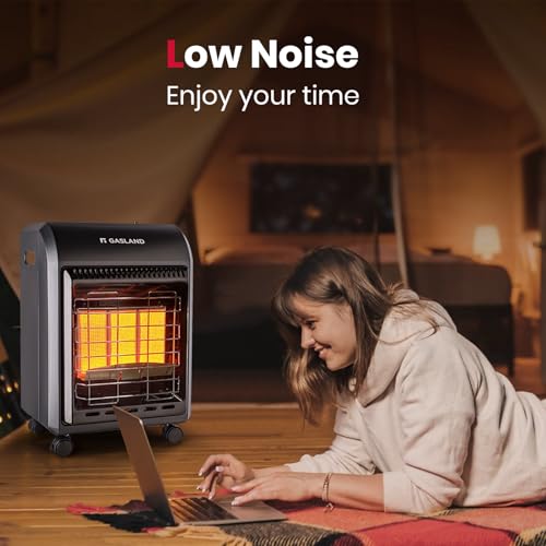Gasland MHA18BN Propane Radiant heater, 18,000 BTU Warm Area up to 450 sq. ft, Portable LP Gas Heater for Garages, Workshops and Construction Sites
