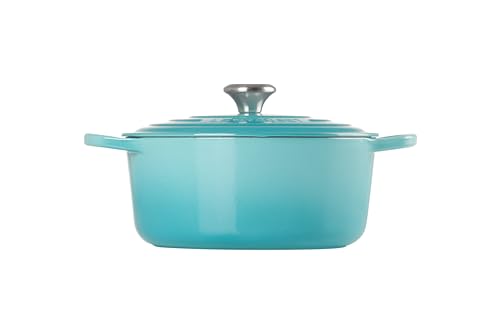 Le Creuset Enameled Cast Iron Signature Round Dutch Oven, 5.5 qt., Cerise