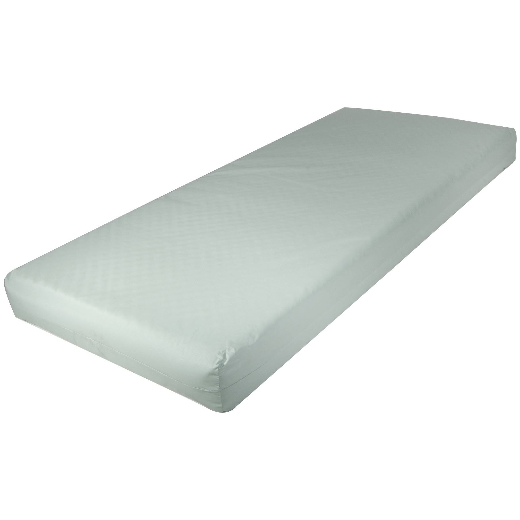 Drive Medical Multi Height Manual Hospital Bed with Full Rails and Foam Mattress