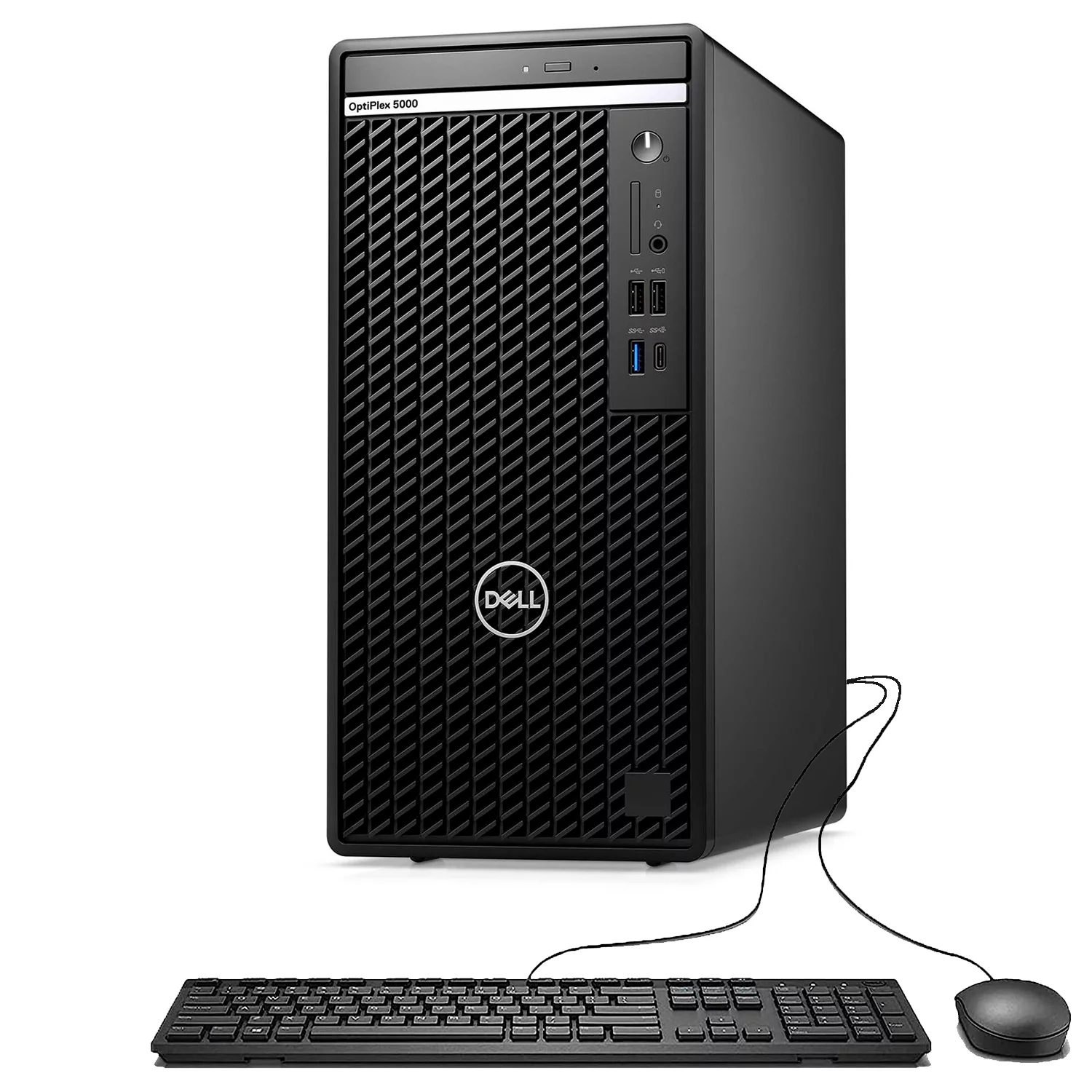 Dell OptiPlex 5000 Series Business Tower Desktop, 12th Gen Intel Core i5-12500, 64GB RAM, 2TB PCIe SSD, DP, RJ-45, DVD, Wi-Fi, Wired KB & Mouse
