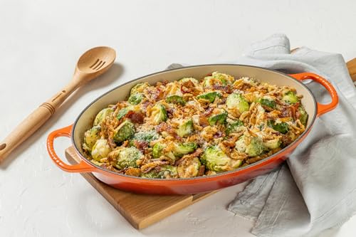 Le Creuset Enameled Cast Iron Signature Oval Baker, 3qt. Sea Salt