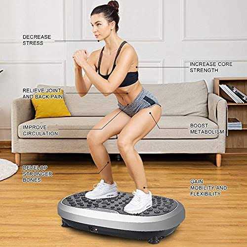 Eilison Fitmax 3D Xl Vibration Plate Exercise Machine Whole Body Workout Vibration Platform w/Loop Bands - Sports Supplies Online Store
