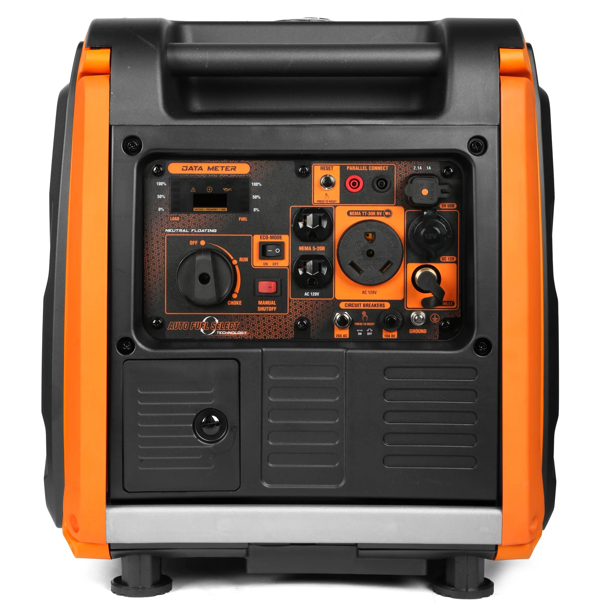 WEN Super Quiet 4500-Watt Dual Fuel RV-Ready Portable Inverter Generator with Fuel Shut-Off