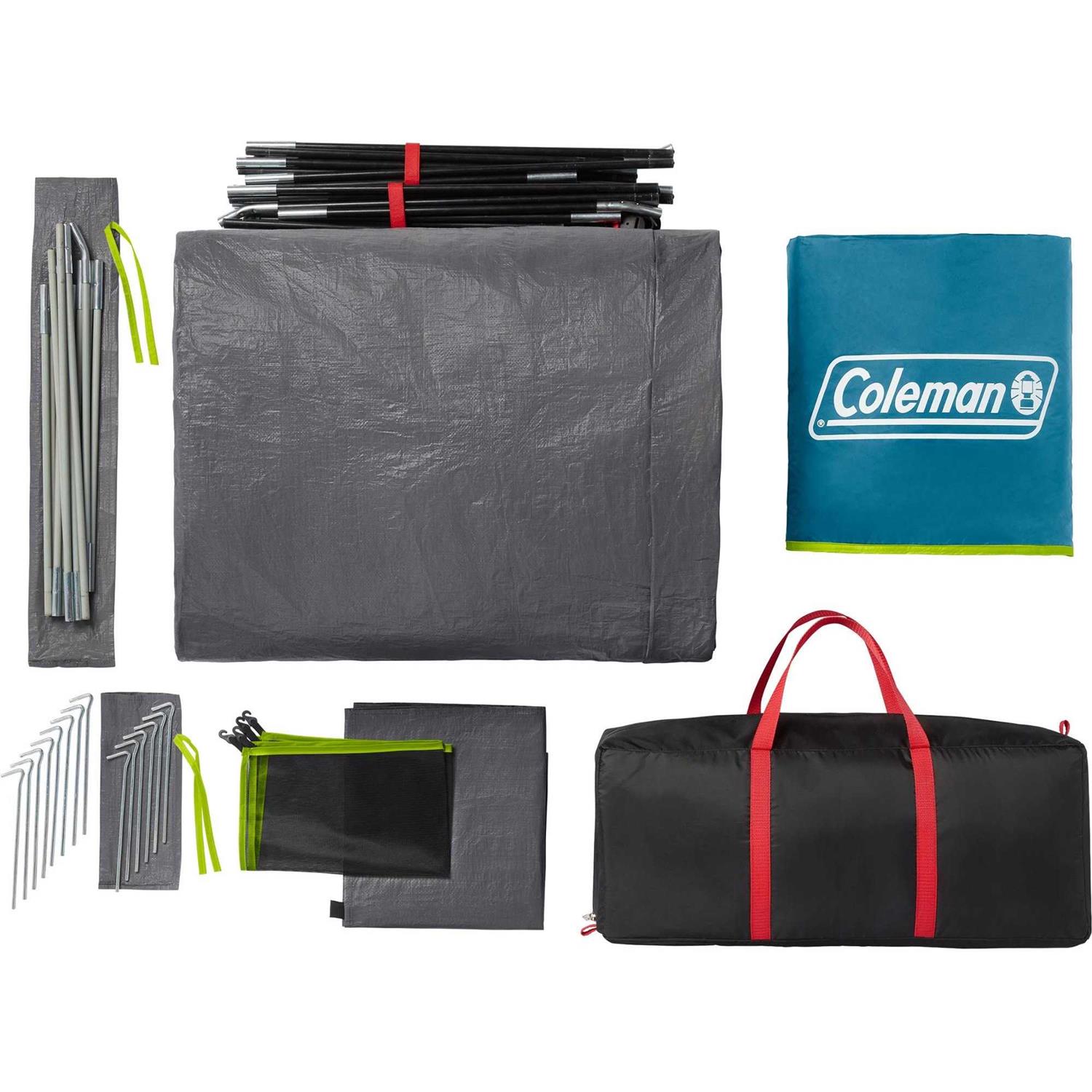 Coleman Skydome 4-Person Screen Room Camping Tent w/Dark Room - Sports Supplies Online Store