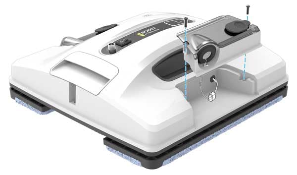 HOBOT-2S Window Cleaning Automatic Robot with Ultrasonic Water Spray, Intelligent Cleaning, AI Smart Route Plan, Dual Replaceable Water Tanks