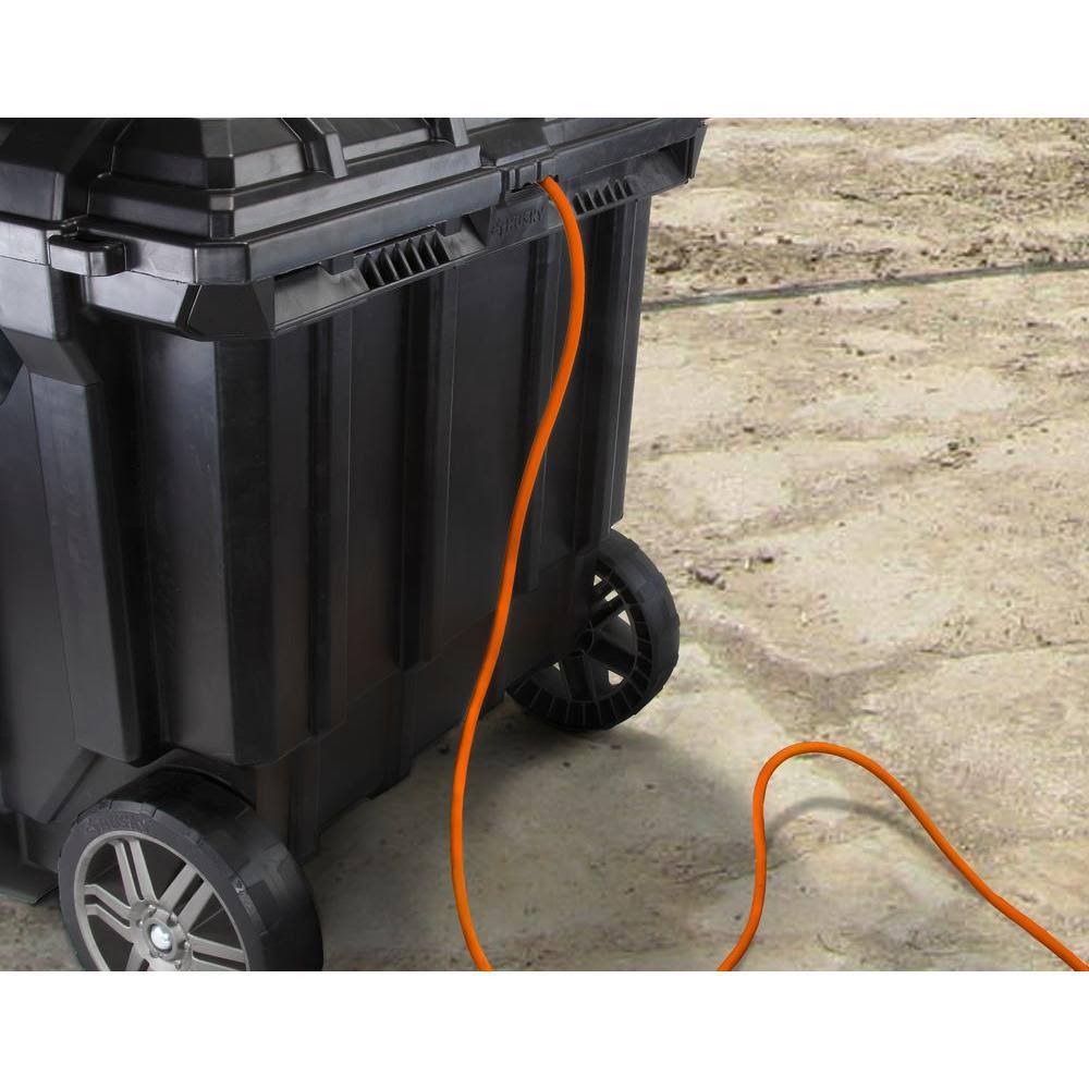 Husky 209261 37 in. Mobile Job Box Utility Cart Black
