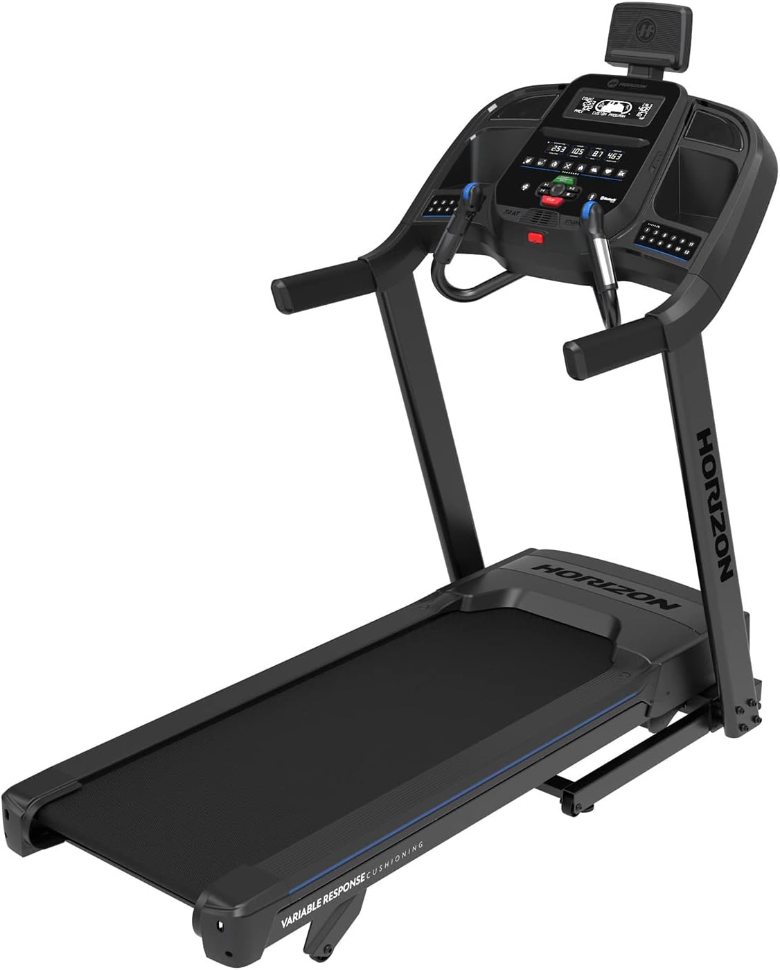 Horizon Fitness 7.0 at Studio Series Smart Treadmill with Bluetooth and Incline, Heavy Duty Folding Treadmill 325 lbs Weight Capacity