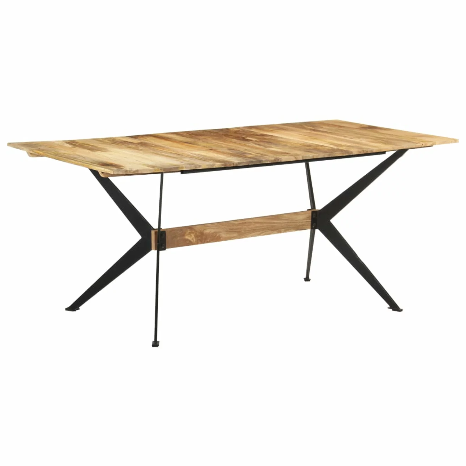 Anself Dining Table 70.9"x35.4"x29.9" Solid Mango Wood