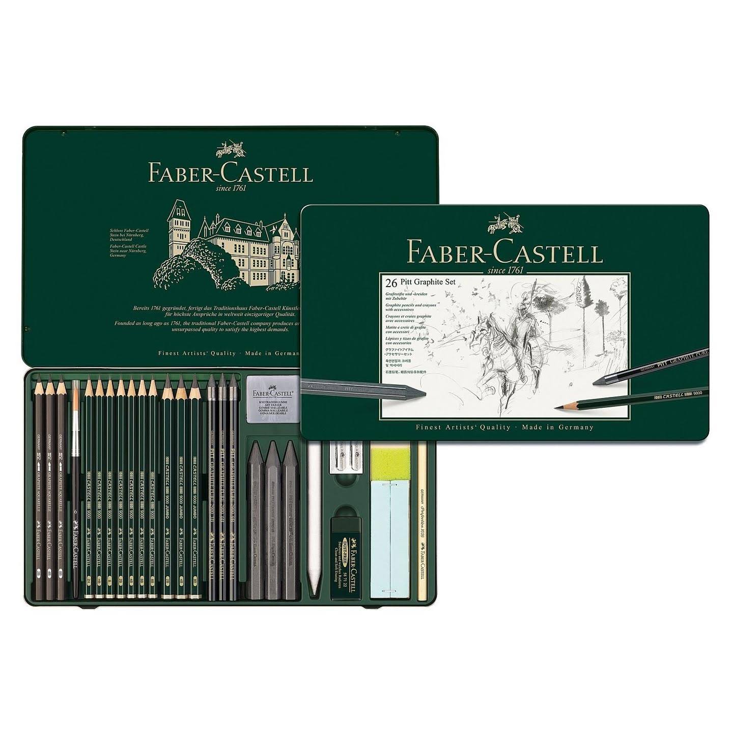 Faber-Castell Pitt Graphite Tin Set of 26