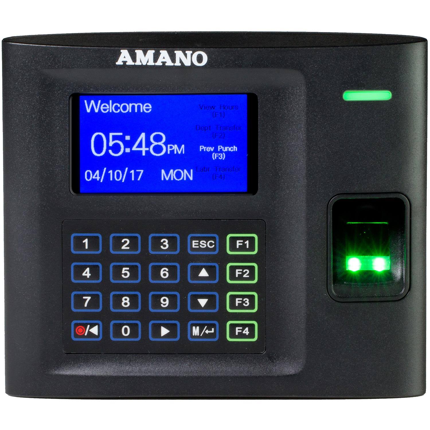 Amano Mtx-30F/a964 Biometric Fingerprint Time System
