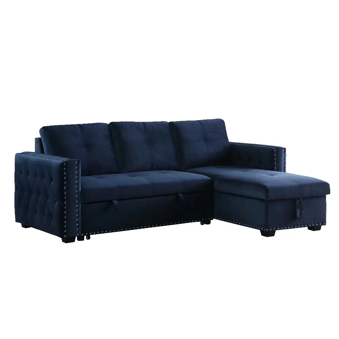 Morden Fort Modern Contemporary Sectional Sofa L-Shape with Storage Reversible Sleeper Couch