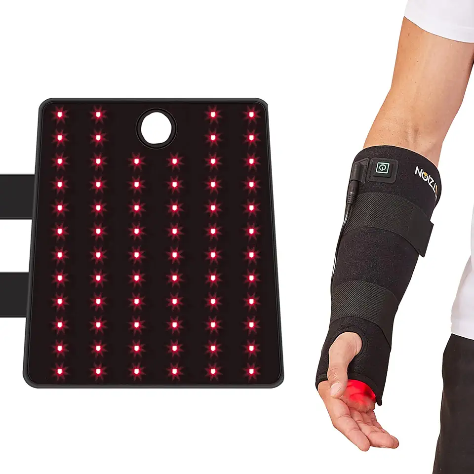Red Light & Infrared Therapy Belt - Pain Relief, Black, 51 inches x 7 inches - Kansas Nuitrition - HNZSDS