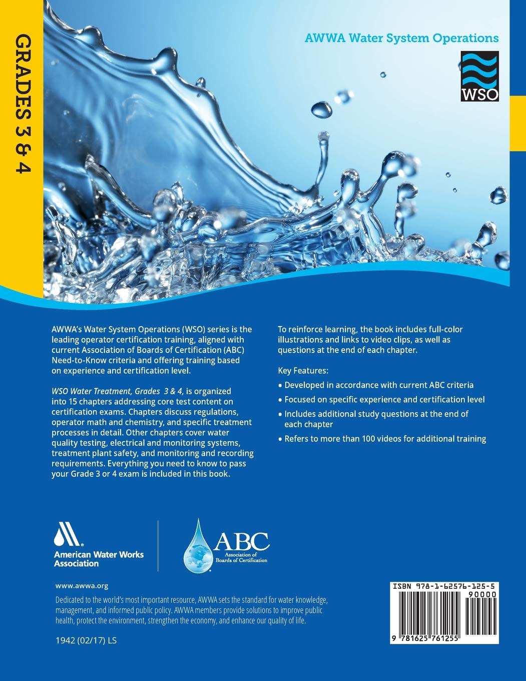 Water Treatment Grades 3 and 4 WSO: AWWA Water System Operations WSO