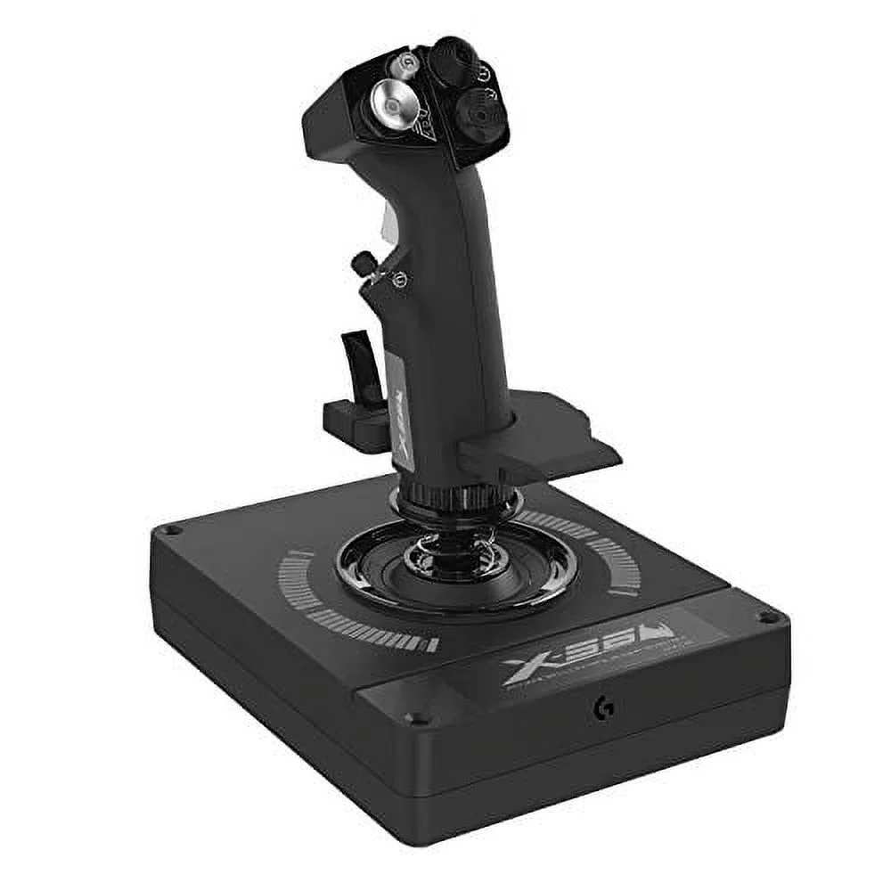 Logitech G X56 H.O.T.A.S Throttle and Joystick Flight Simulator Game Controller, 4 Spring Options, +189 Programmable Controls, RGB Lighting, 2x USB