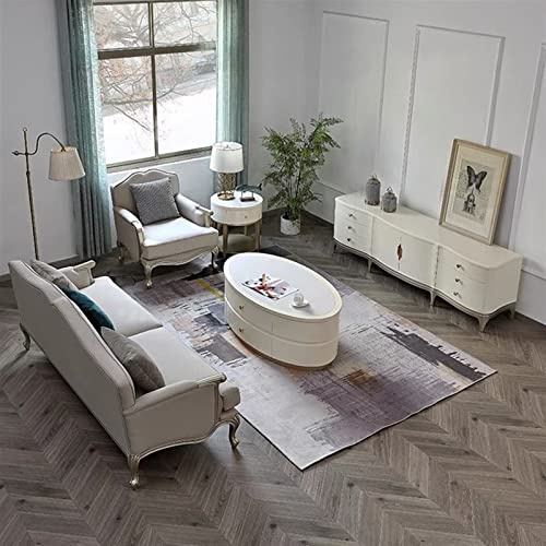 Tea Table for Living Room Modern Coffee Table with Unique Table Top and Stable Base