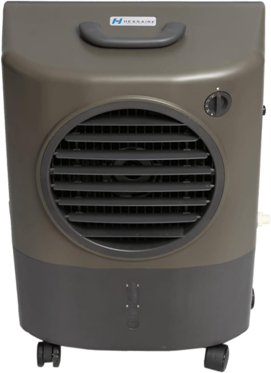 Hessaire MC18V Portable Evaporative Cooler, Green, 1300 CFM, Cools 500 Square Feet