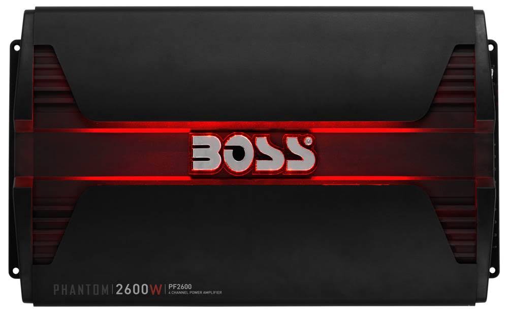 Boss Audio 2600W 4 Channel Car Audio Amplifier Power LED Amp+Remote (2 Pack)