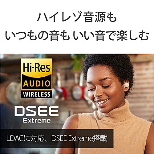 Sony Truly Wireless Noise Cancelling Headphone - Optimised for Alexa and Google Assistant - with Built-in mic for Calls - Bluetooth Connection