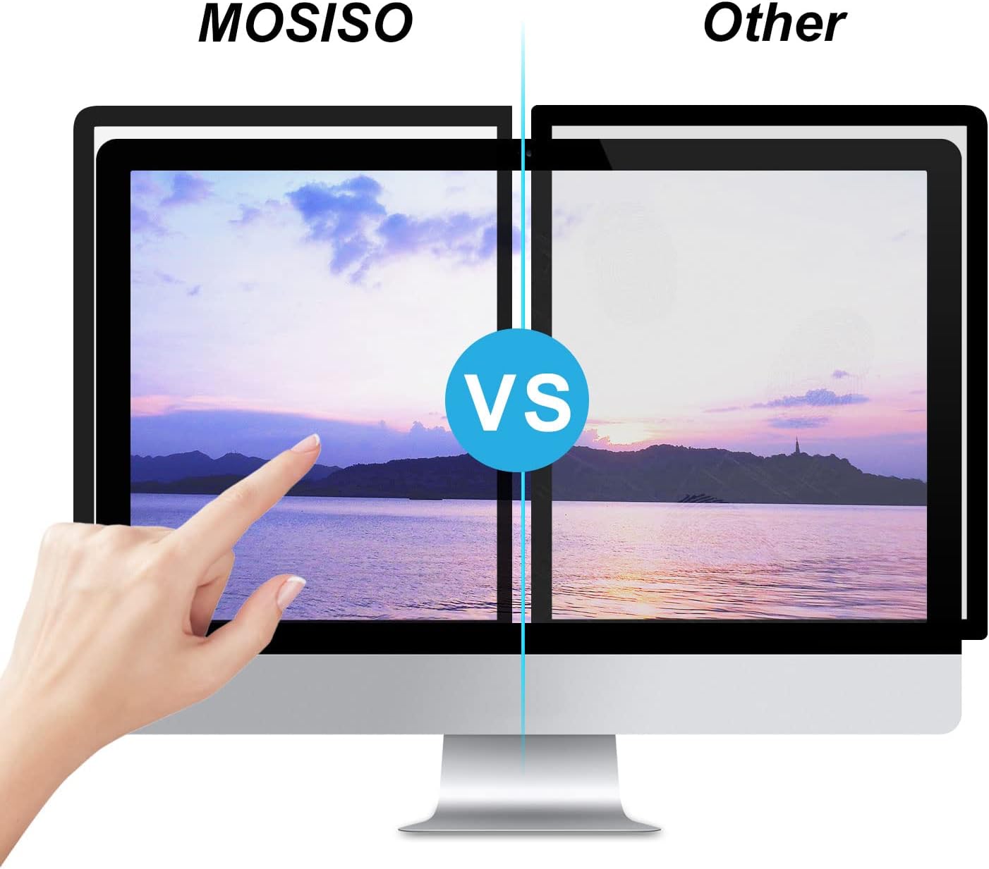 MOSISO Computer Blue Light Blocking Screen Protector
