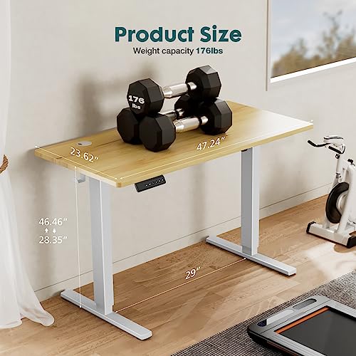 Standing Desk, Adjustable Height Electric Sit Stand Up Down Computer Table