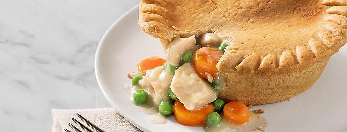 Marie Callender's Chicken Pot Pie | Two Boxes of 8 pies | Made with tender white meat chicken - All Natural