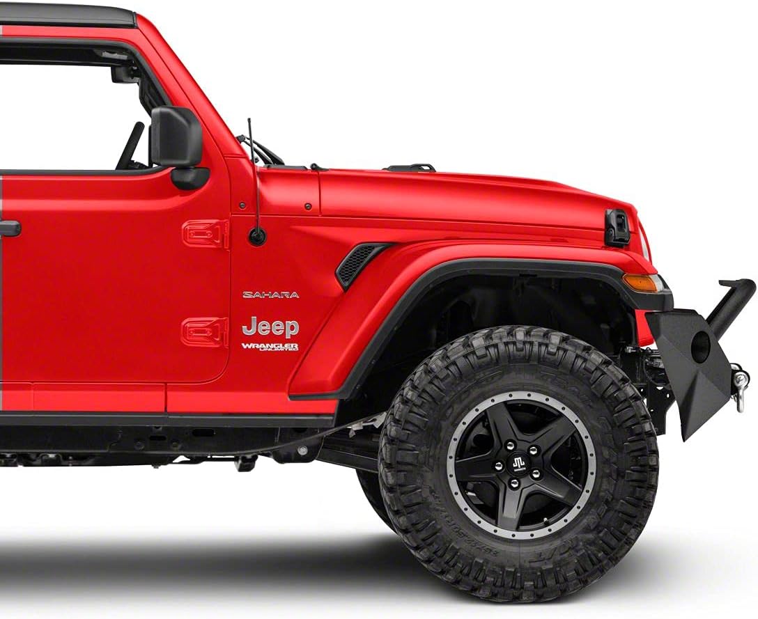 Barricade Extreme HD Full Width Front Bumper with LED Fog Lights Compatible with 18-22 Jeep Wrangler JL