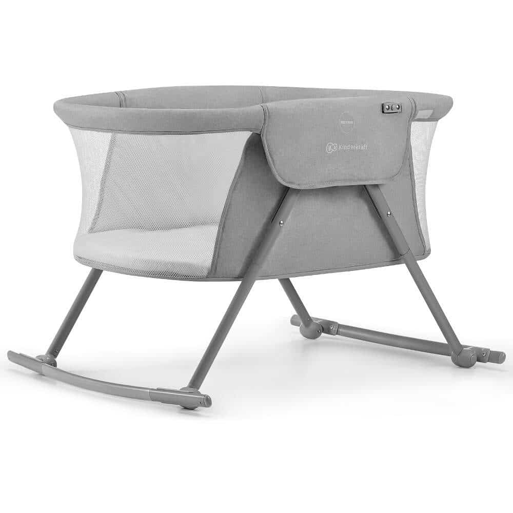 Kinderkraft Lovi 3 in 1 Crib Grey